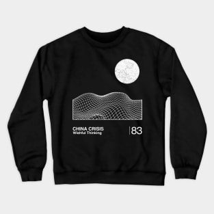 Wishful Thinking / Minimalist Graphic Design Fan Artwork Crewneck Sweatshirt